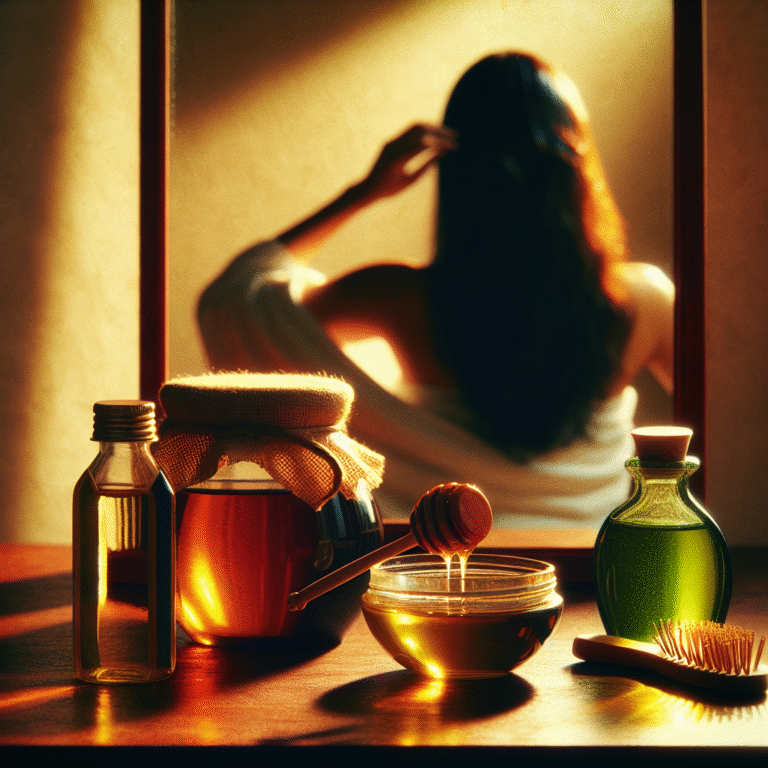 Unlock the Secret to Silky Strands with a Weekly Olive Oil and Honey Hair Mask for Unmatched Shine