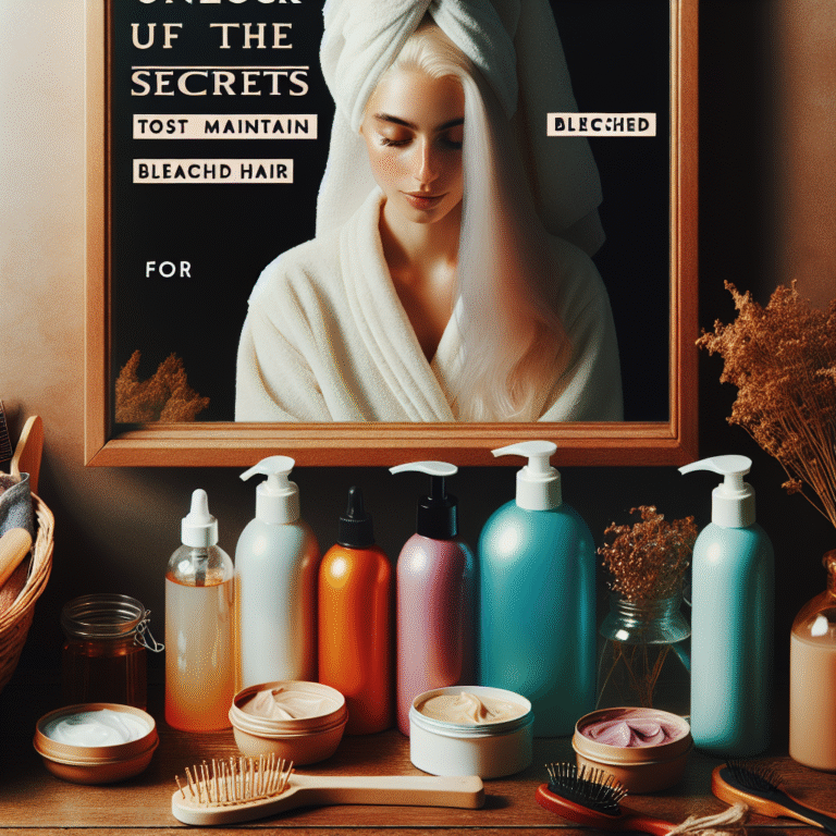 Unlock the Secrets: Best Tips to Maintain Bleached Hair for Vibrant, Healthy Locks