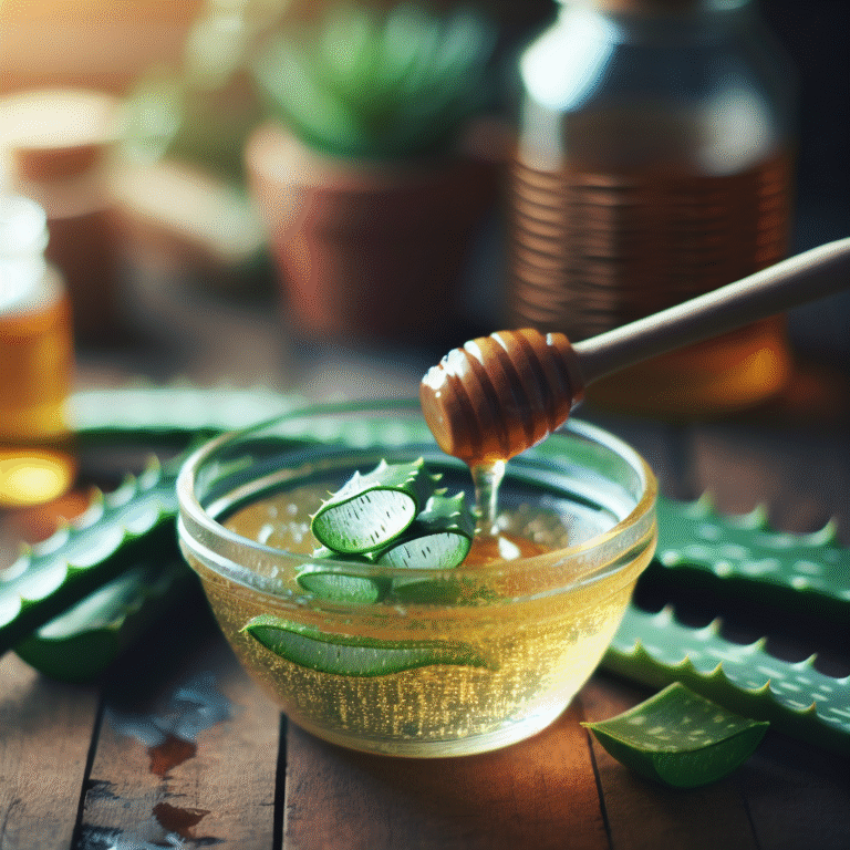 Revive Dull Skin Instantly with a DIY Aloe Vera + Honey Shine Mask for Radiant Glow