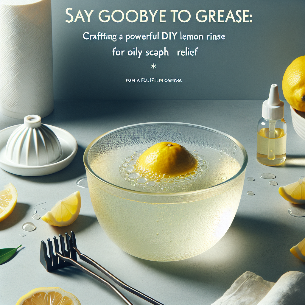 Say Goodbye To Grease: Crafting A Powerful DIY Lemon Rinse For Oily ...