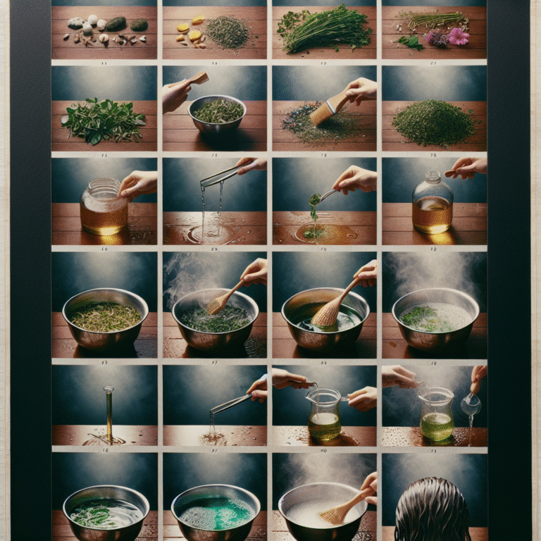 Revitalize Your Scalp Naturally: Create a Soothing DIY Herbal Tea Rinse for Scalp Health