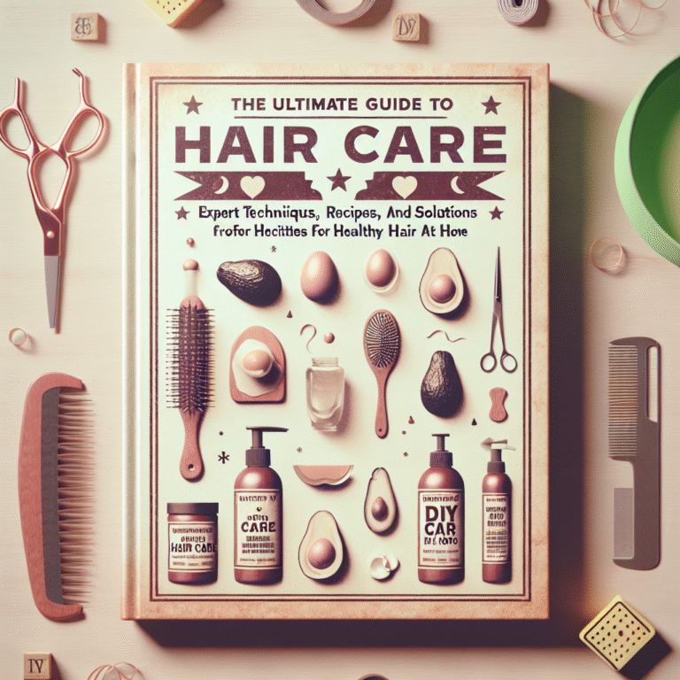 The Ultimate Guide to DIY Hair Care: Expert Techniques, Recipes, and Solutions for Healthy Hair at Home