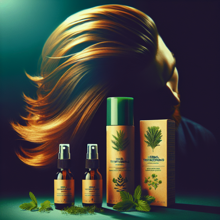 Achieve Luscious Locks: How Herbal Sprays for Thicker Hair Look Can Transform Your Tresses