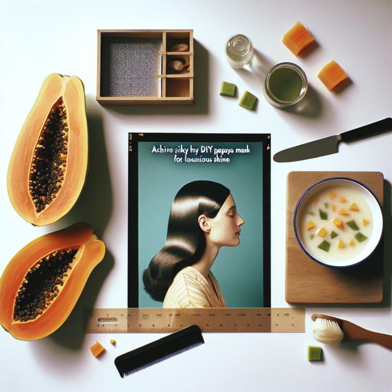 Achieve Silky Hair Bliss: Craft Your Own DIY Papaya Mask for Luxurious Shine