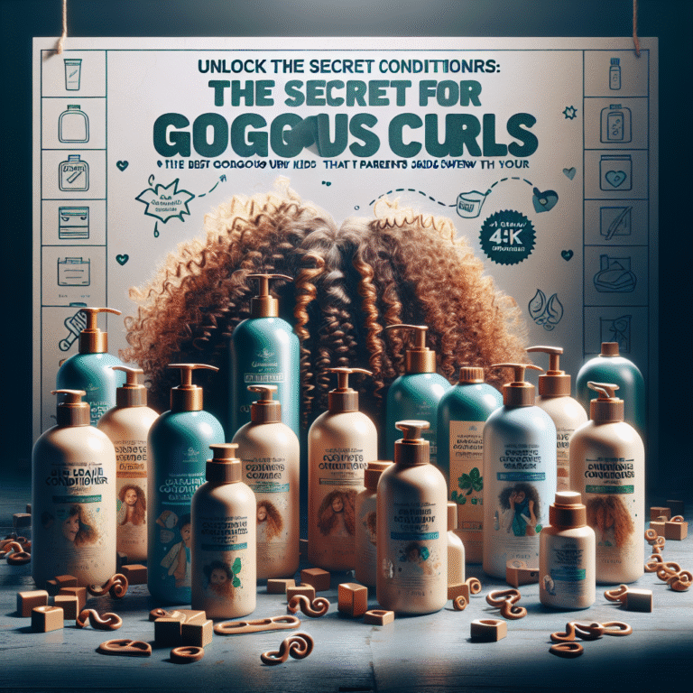 Unlock the Secret to Gorgeous Curls: The Best Leave-In Conditioner for Curly Kids That Parents Swear By