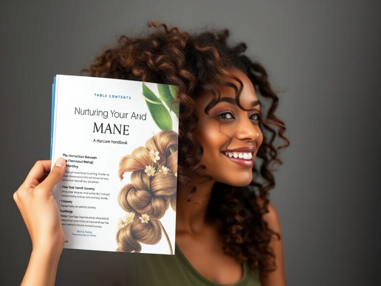 Nurturing Your Mind and Mane: A Comprehensive Guide with the Haircare Handbook For Haircare And Mental Health