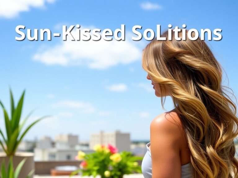 Sun-Kissed Solutions: The Haircare Handbook For Haircare For Rooftop Sun Exposure Hair