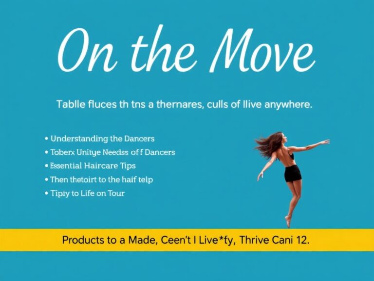 On the Move: A Haircare Handbook For Haircare For Dancers On Tour to Thrive Anywhere