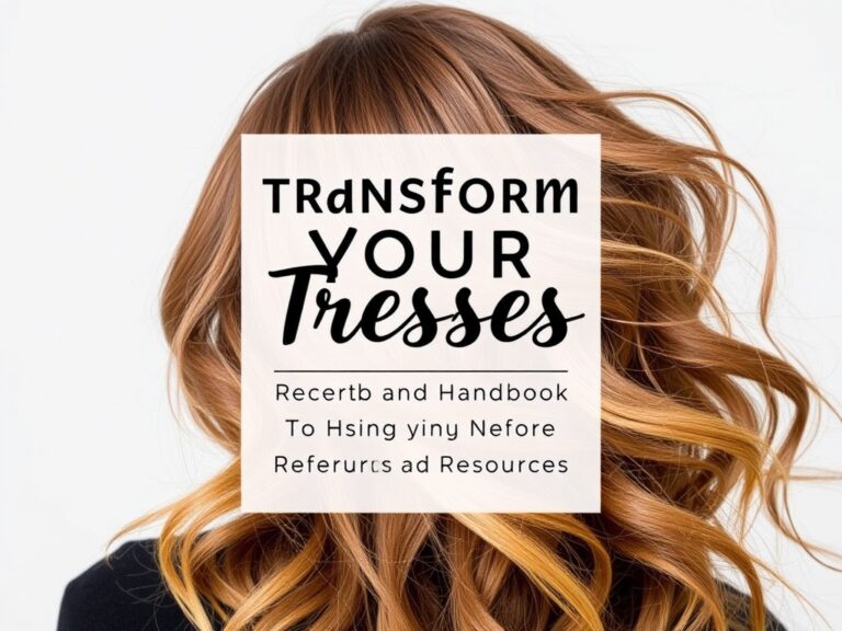 Transform Your Tresses: A Haircare Handbook For Haircare For Social Media Stars to Shine Online