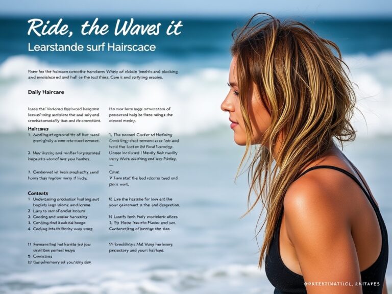 Ride the Waves of Confidence: Haircare Handbook For Haircare For Surf Haircare That Keeps You Stylish All Season